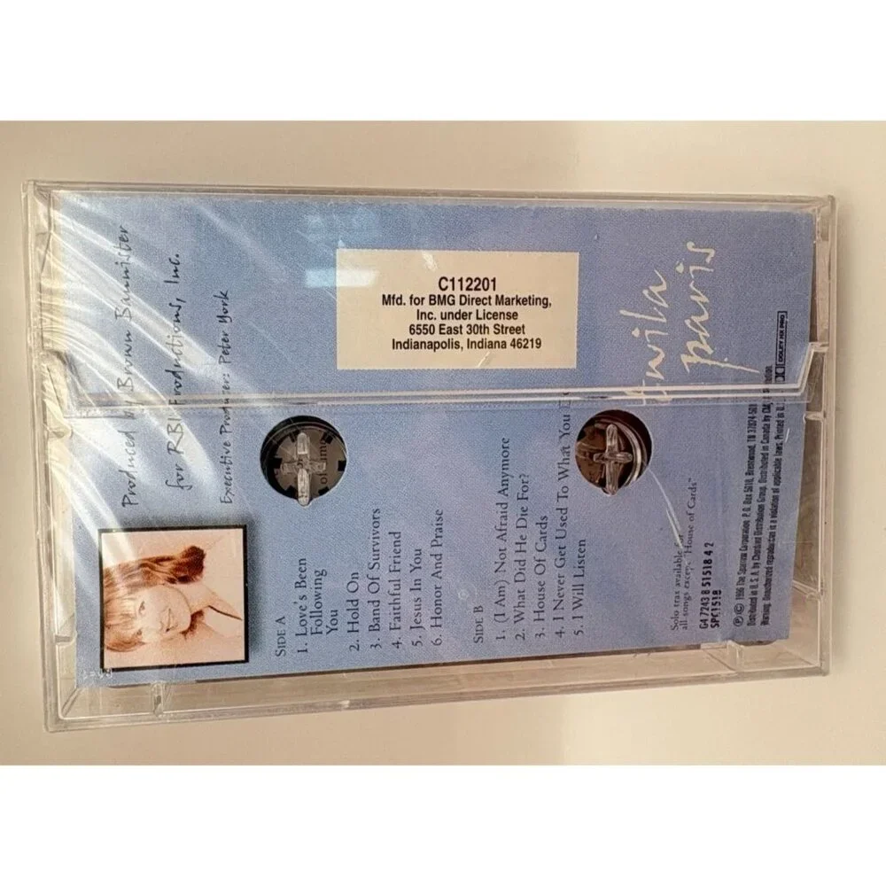 Twila Paris Where I Stand Christian Cassette Tape 1996 Christian New Sealed BMG - Picture 5 of 6